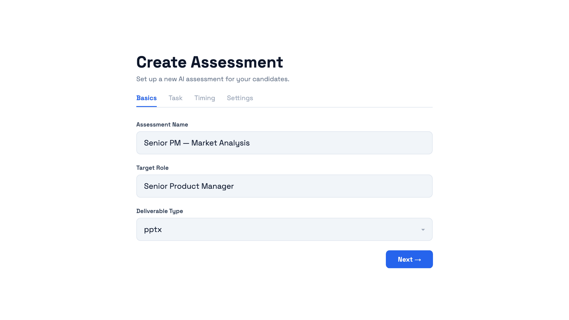 Design the challenge